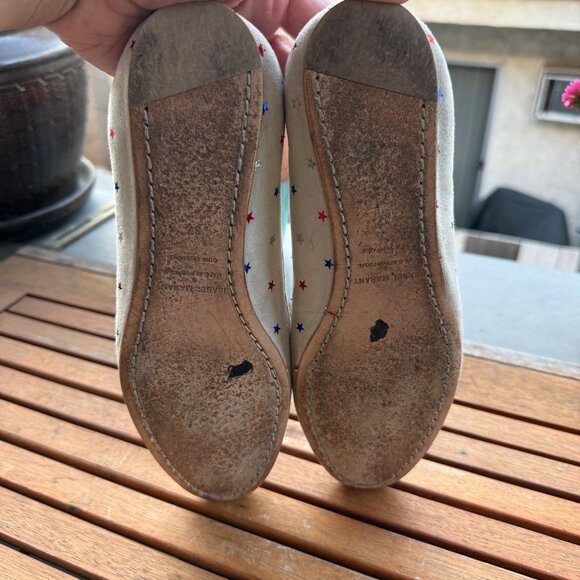 Isabel Marat Ballet Flats With Red, White, and Blue Stars Size 37 - Picture 8 of 9